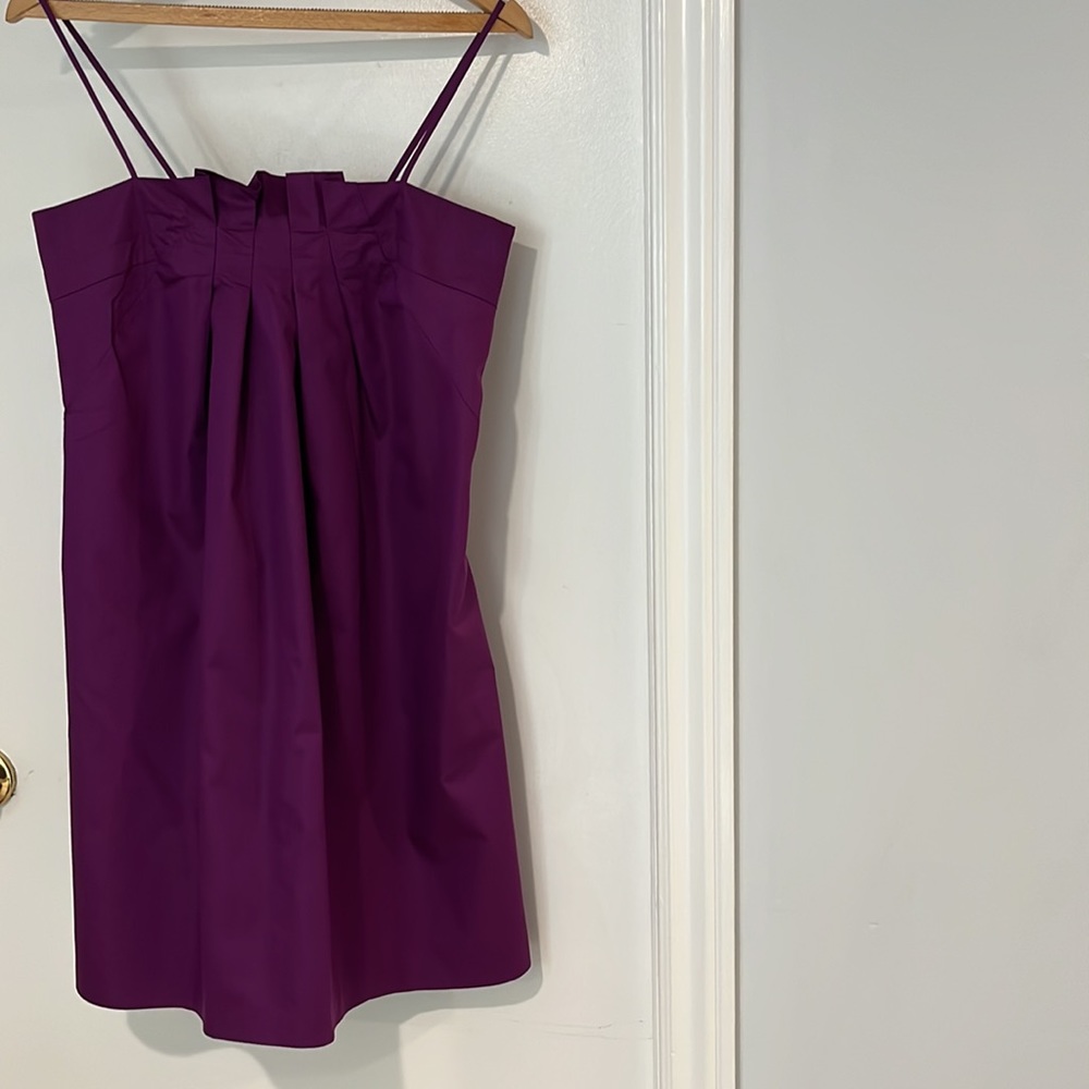 FRENCH CONNECTION, SZ 8, SUMMER COTTON MINI DRESS, PURPLE